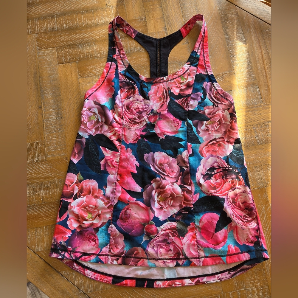 Lululemon Floral Racerback Tank